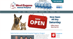Desktop Screenshot of eugenevet.com